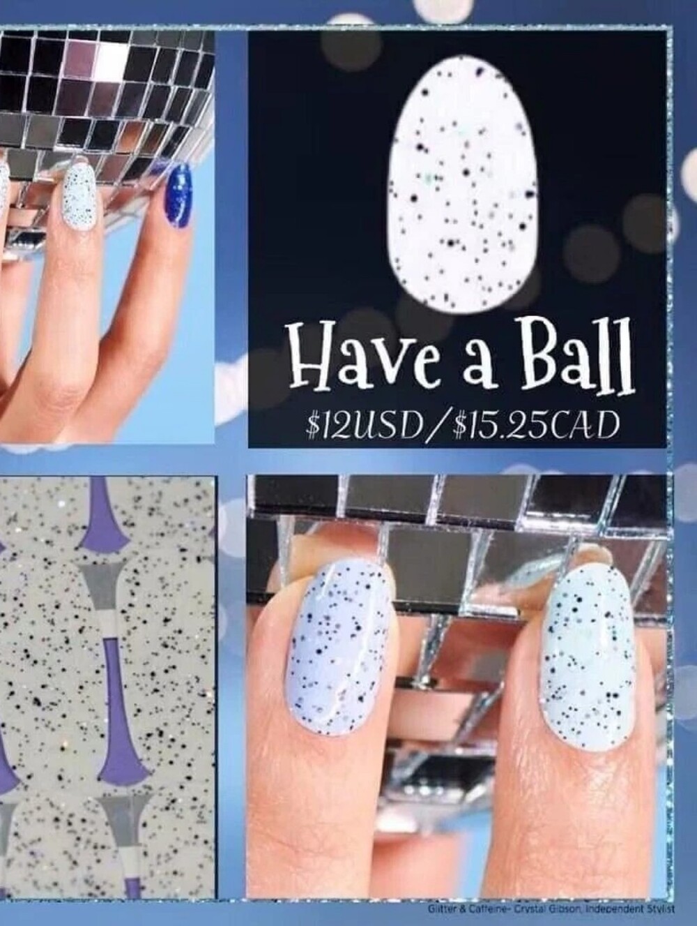 Color Street Nail Strips "Have a Ball"